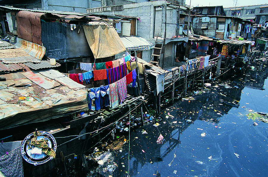 Dilapidated homes, Manila Photograph by Photodisc