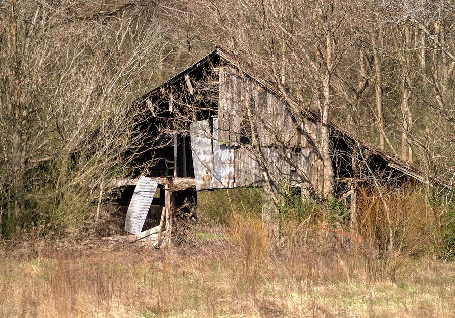 Dilapodated Falling Down Barn West Tennessee Photograph