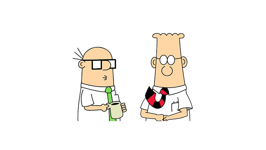 Dilbert Poster aesthetic Painting by Gary Thompson - Pixels