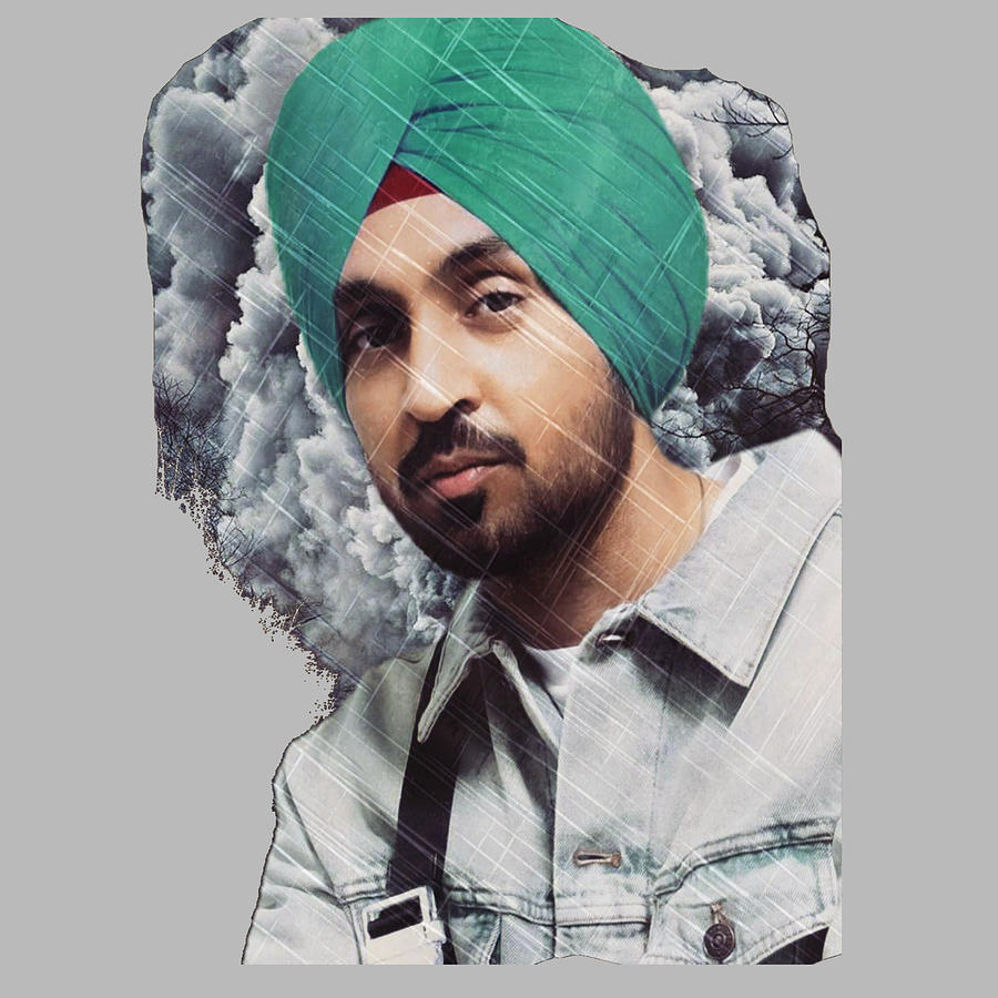 Diljit Dosanjh Painting By Veer Singh - Fine Art America