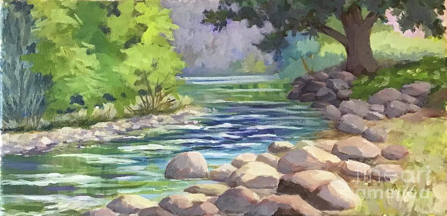 Dillingham Creek Painting by Anne Marie Brown