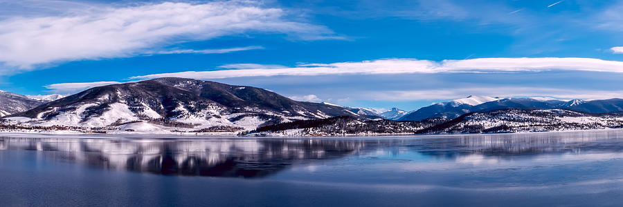 Dillon Lake on the sunny day, ready to freeze Photograph by David Shvartsman