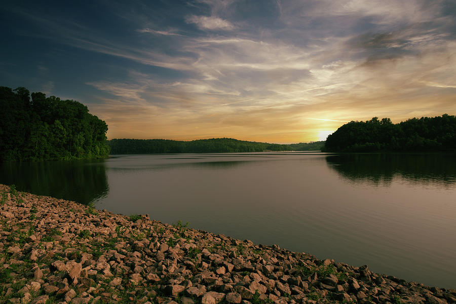 Sunset Photograph - Dillon Lake Sunset by Tom Mc Nemar