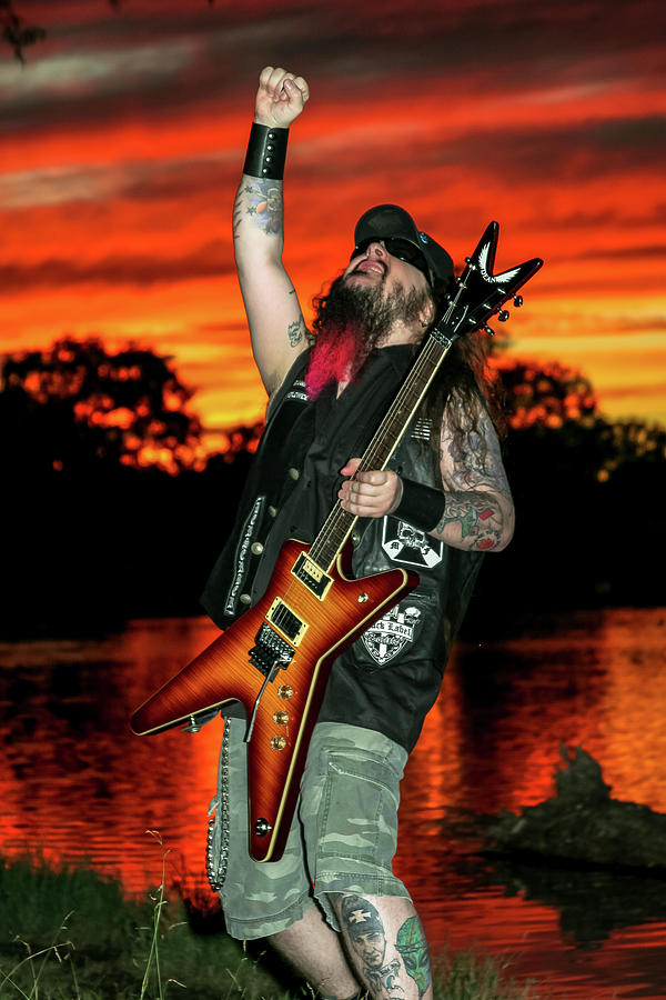 DImebag Darrell SUnset Photograph by Chad Lee - Pixels
