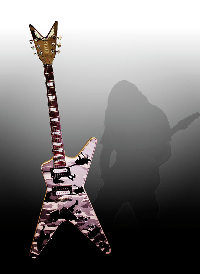 Dimebag Darrell Guitar Camo