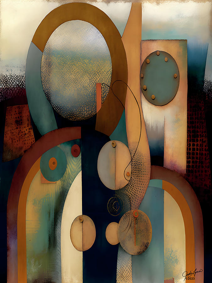 Abstract Digital Art - Dimensions 59 by Judi Lynn