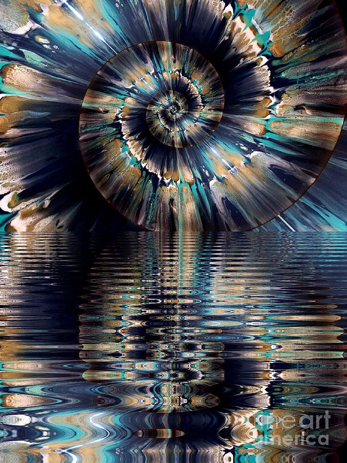 Mirror Digital Art - Dimensions by Maria Martinez