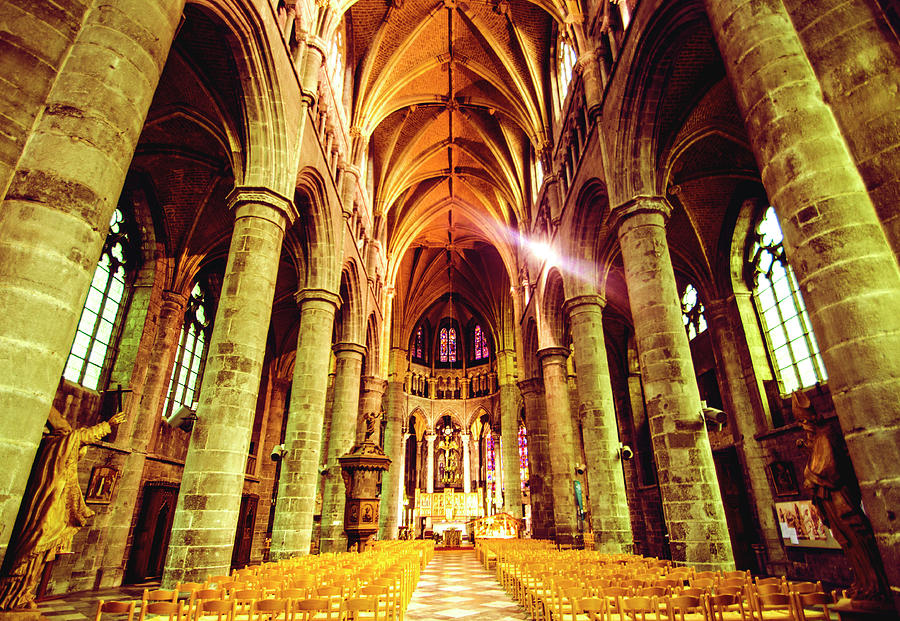 Dinant Cathedral of Notre Dame Photograph by Deborah Smolinske