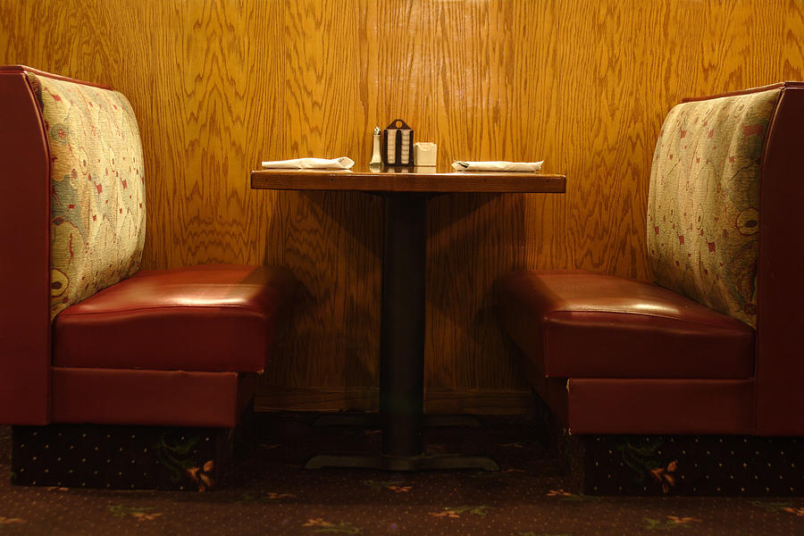 Diner table Photograph by RedBarnStudio