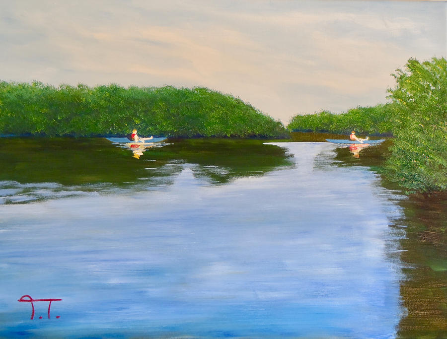 Ding Darling Wildlife Area Painting by Troy Thomas