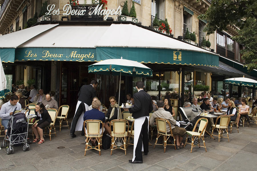 Dining outside Les Deux Magots in the St-Germain area. Photograph by Lonely Planet