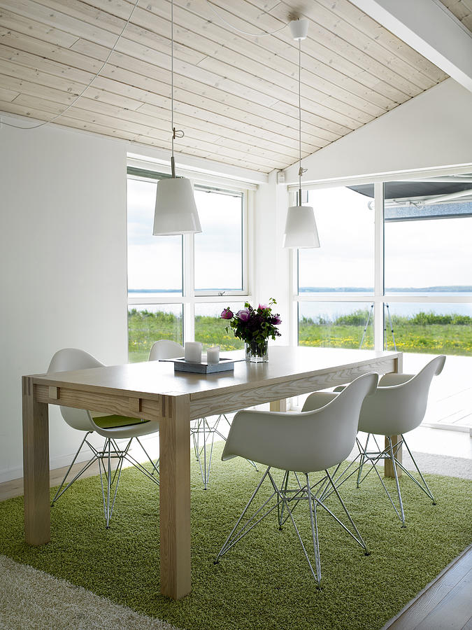 Dining room with view. Photograph by KristianSeptimiusKrogh