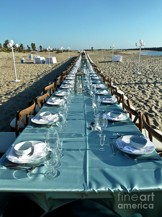 Dinner At The Ocean Photograph
