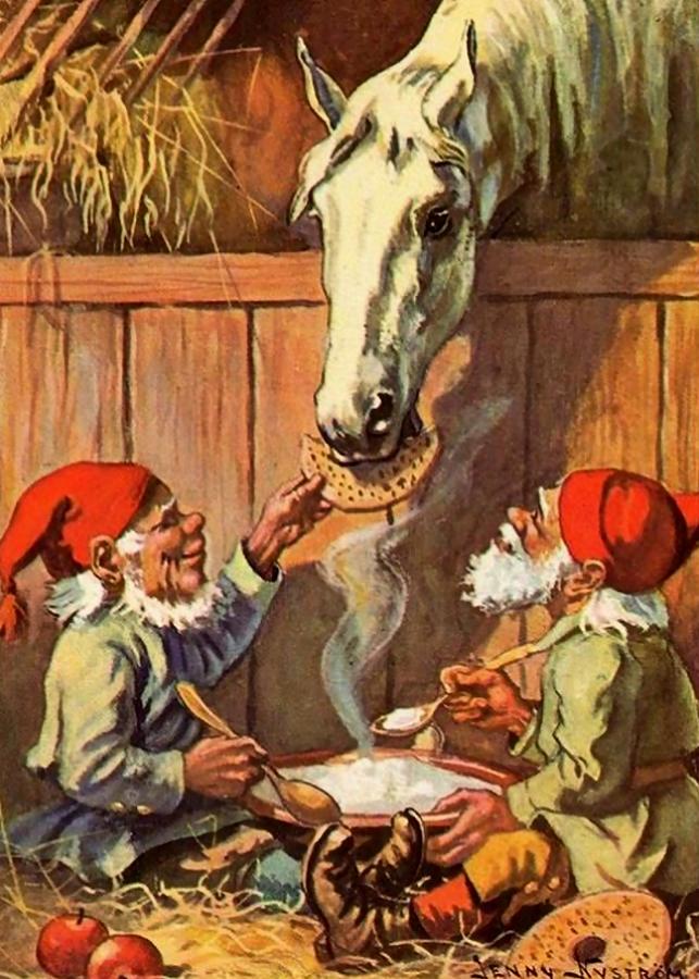 Dinner in the Stables Digital Art by Patricia Keith
