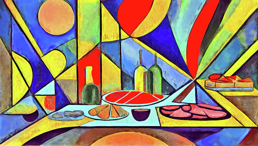 Dinner With Friends Painting by Scott Gaspar