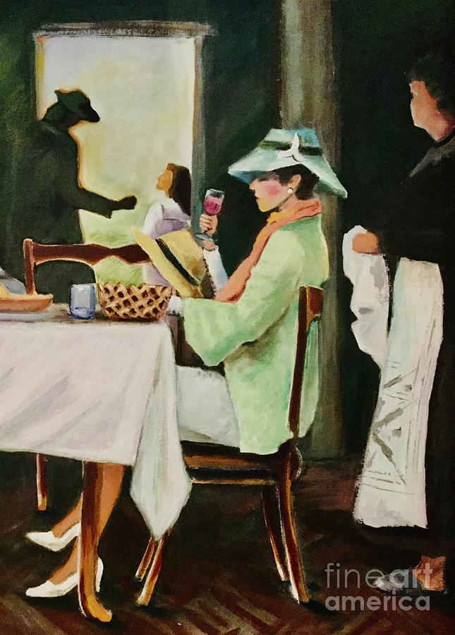 Dinning Painting by Lana Sylber