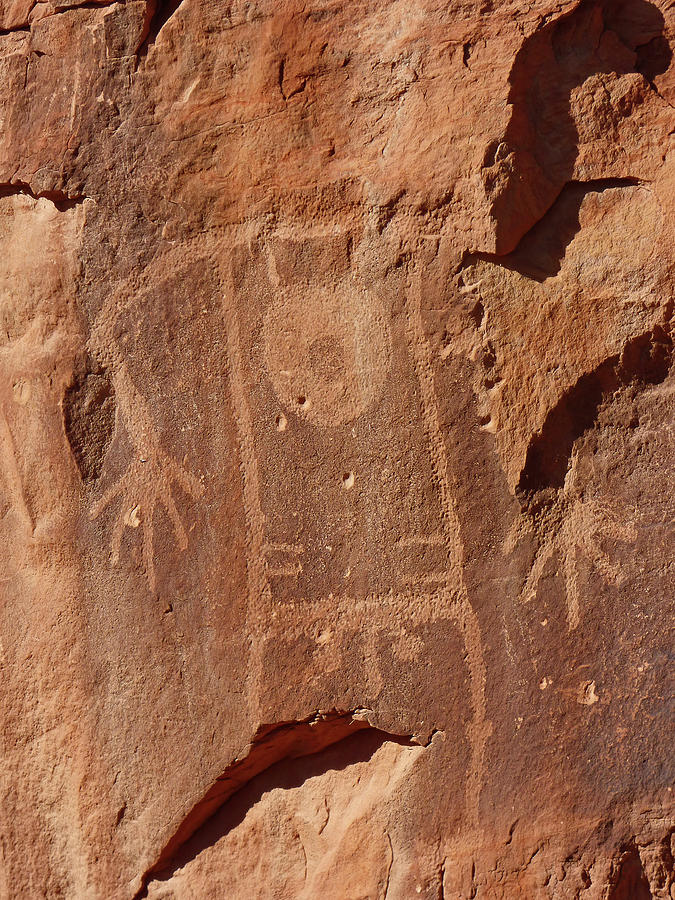 Dinosaur Petroglyph Photograph by Dianne Milliard