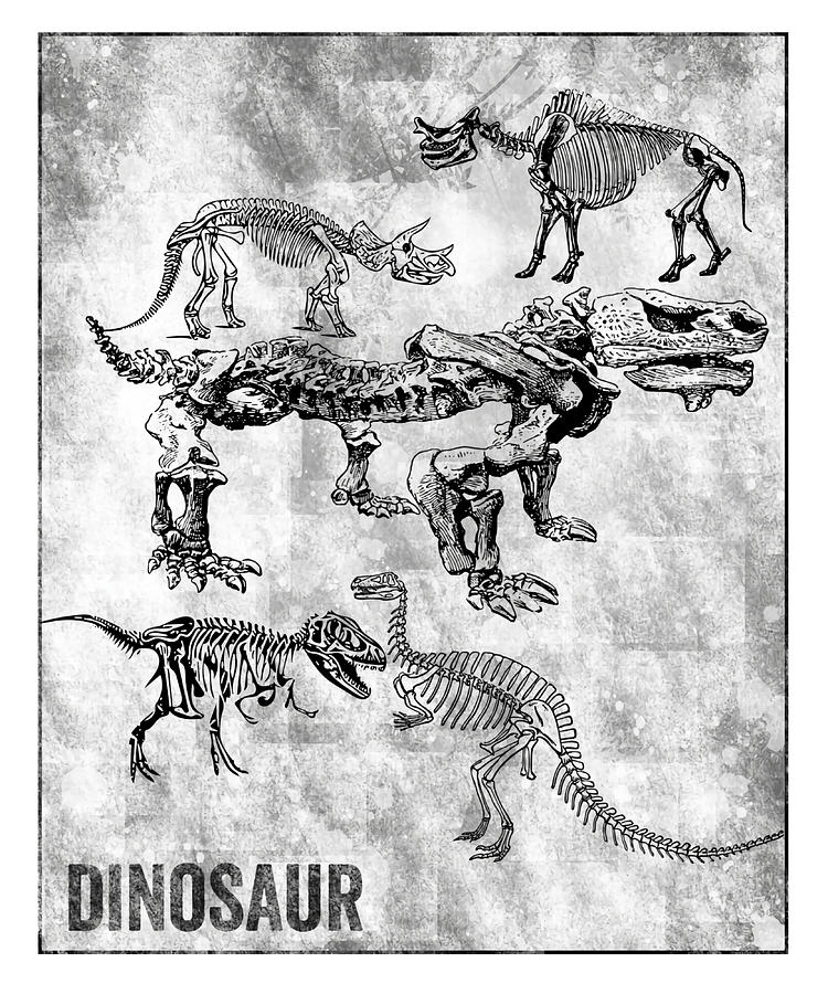 Dinosaur Poster stars boy Painting by Watson Daisy - Fine Art America