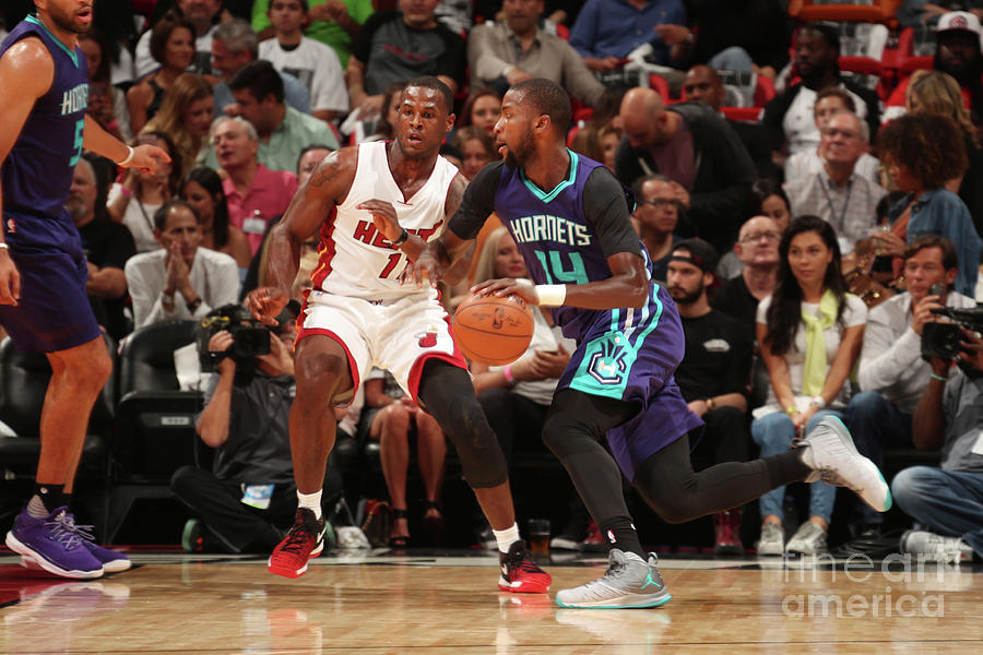 Dion Waiters and Michael Kidd-gilchrist Photograph by Issac Baldizon