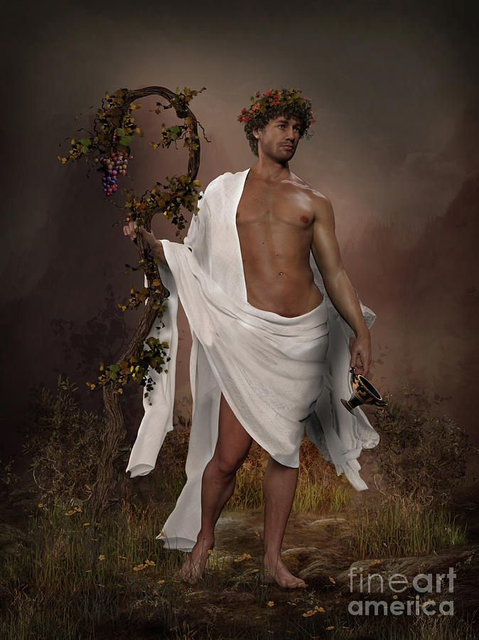Grape  - Dionysus God of Wine by Shanina Conway