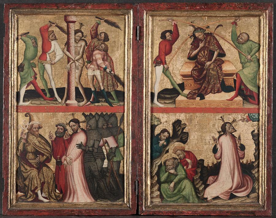 Diptych with the Passion of Christ Painting by Austria Styria 15th ...
