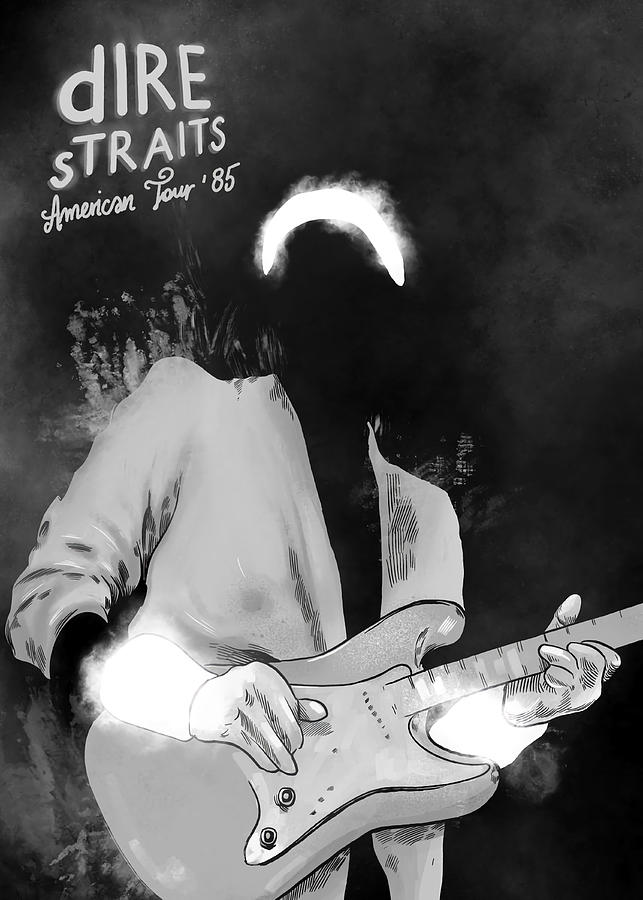 Dire Straits Poster Painting by Anderson Jordan - Fine Art America