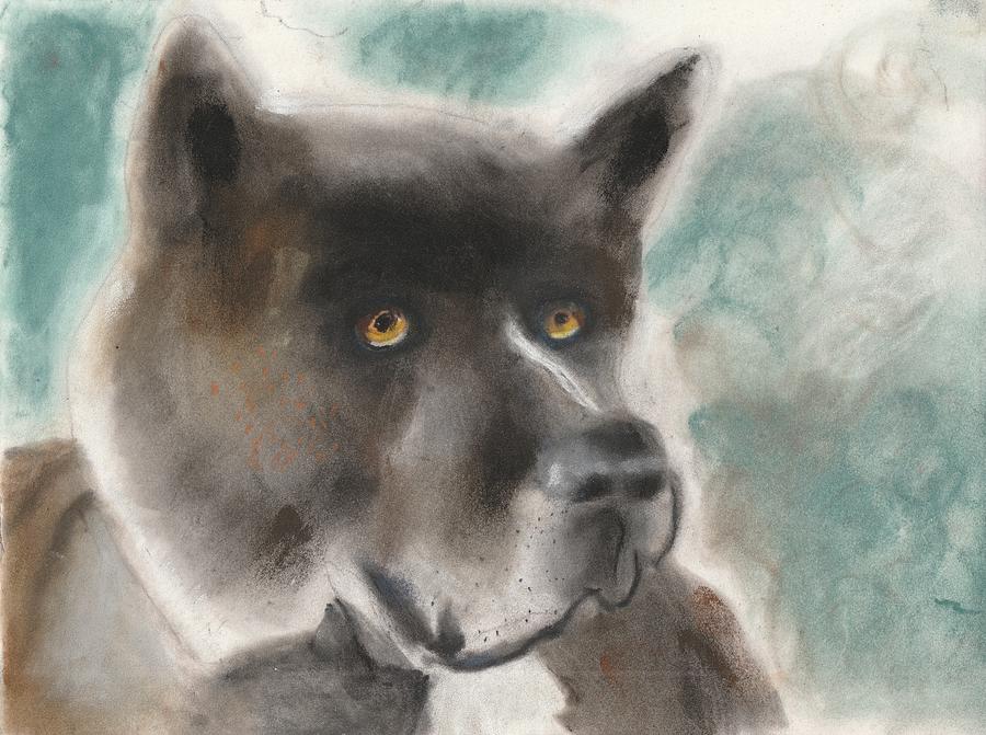 Dire Wolf - Canis Dirus Pastel by Jim Preston - Pixels