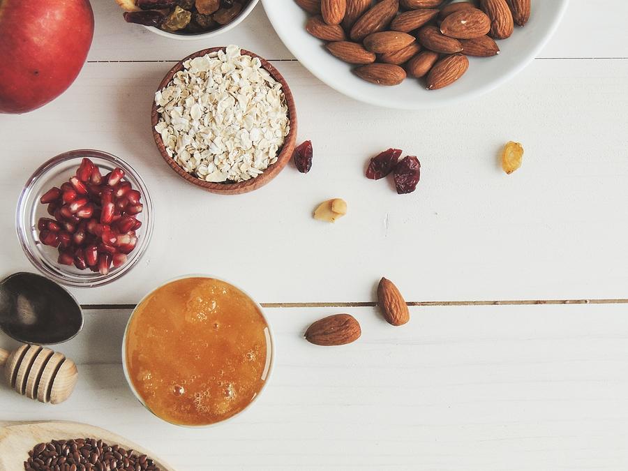 Directly Above Shot Of Food On Table Photograph by Oksana Tabalyuk / EyeEm Directly Above Shot Of Food On Table Photograph by Oksana Tabalyuk / EyeEm