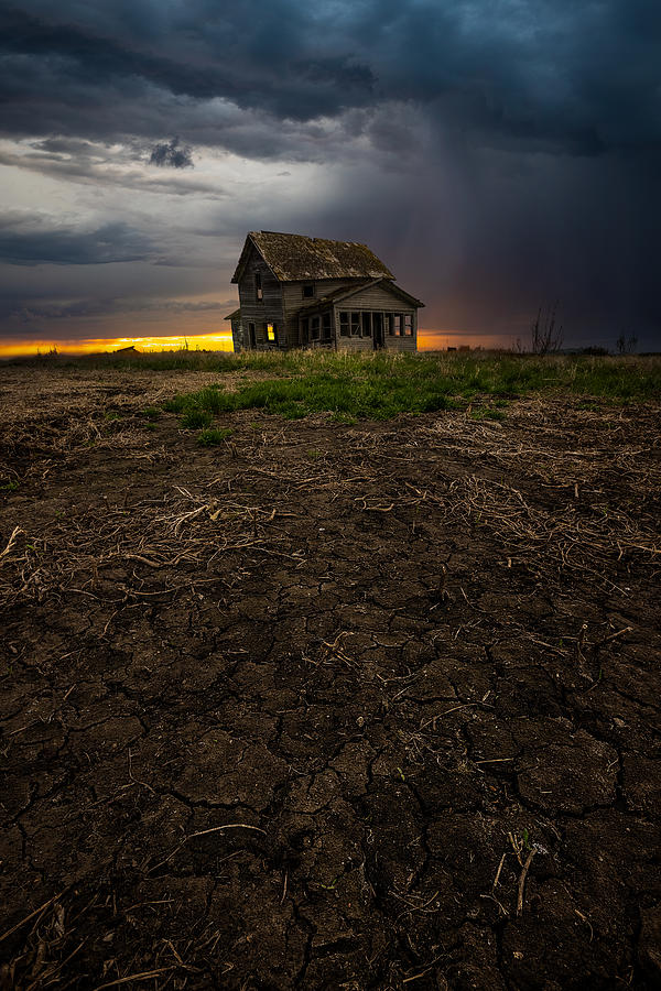 Sunset Photograph - Dirt and Rain by Aaron J Groen