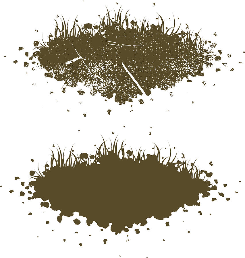 Dirt Piles Drawing by EggMcDuffin