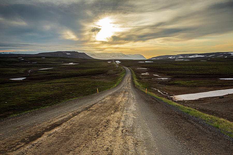 Dirt road in northern Iceland Photograph by Ruben Vicente