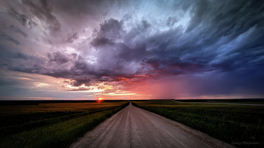 Dirt Road Sunset Photograph By Gary Mosman Fine Art America