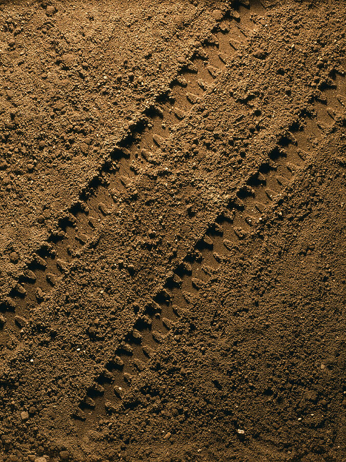 Dirt Road With Tire Tracks Photograph by Dick Luria