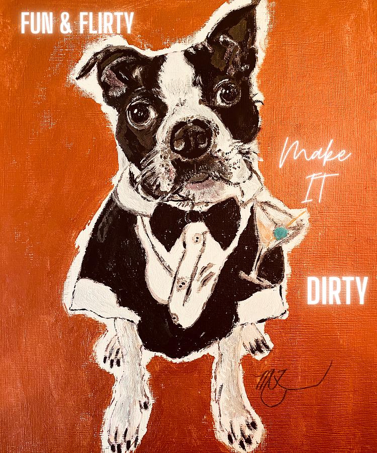 Dirty Martini Painting by Melody Fowler