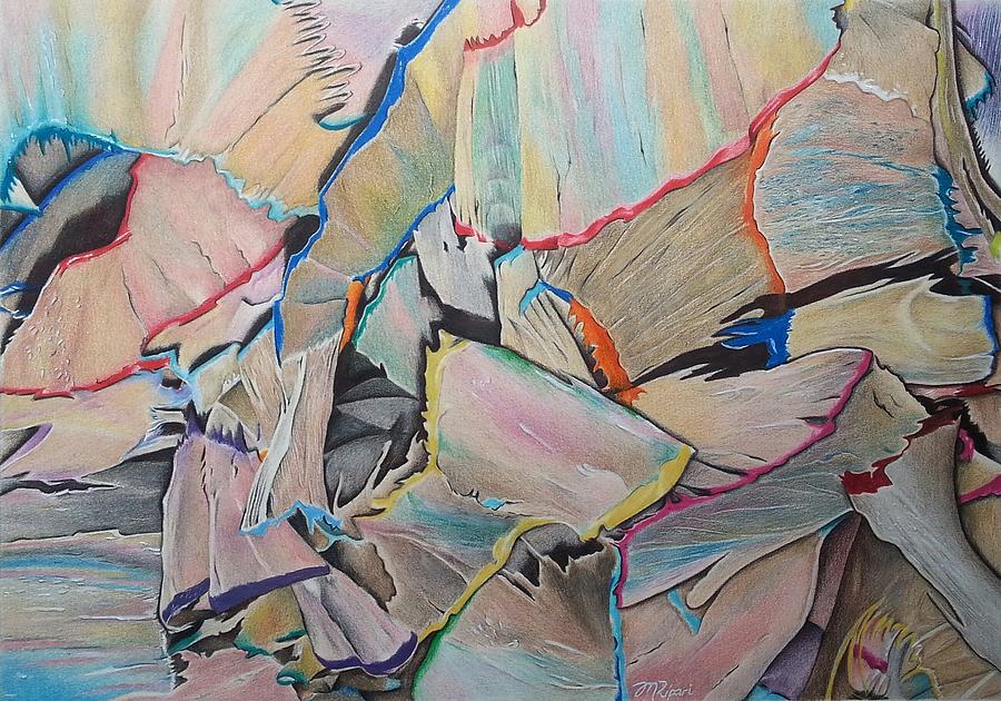 Coloured Pencil Drawing - Discarded Treasure by Michelle Ripari Coloured Pencil Drawing - Discarded Treasure by Michelle Ripari