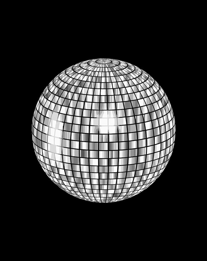 Disco Ball 80'S Music Dance Party Drawing by Hai Trieu Koh Sue Mei