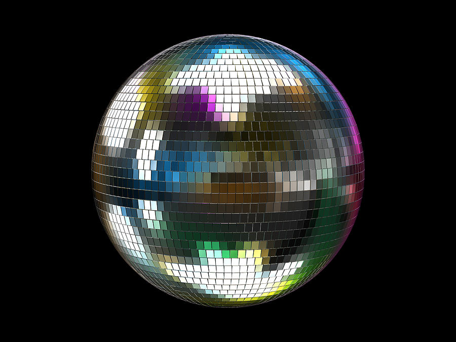 Disco Ball Colors Photograph by Mgstudio3d
