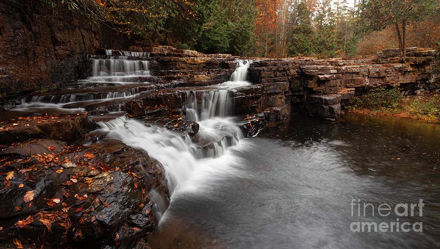 Dismal Creek Falls Photograph by Laurinda Bowling