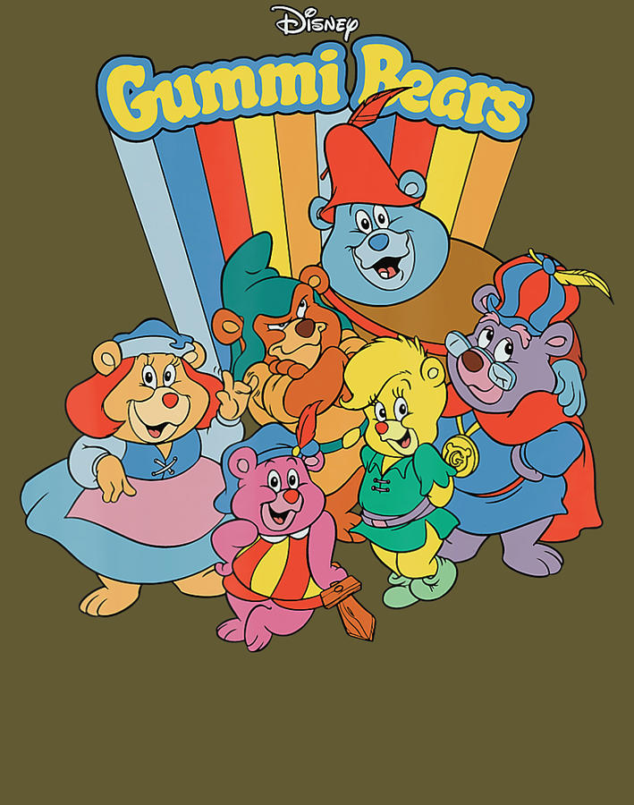 Disney Adventures Of The Gummi Bears Retro Digital Art by Can Hau Duong ...