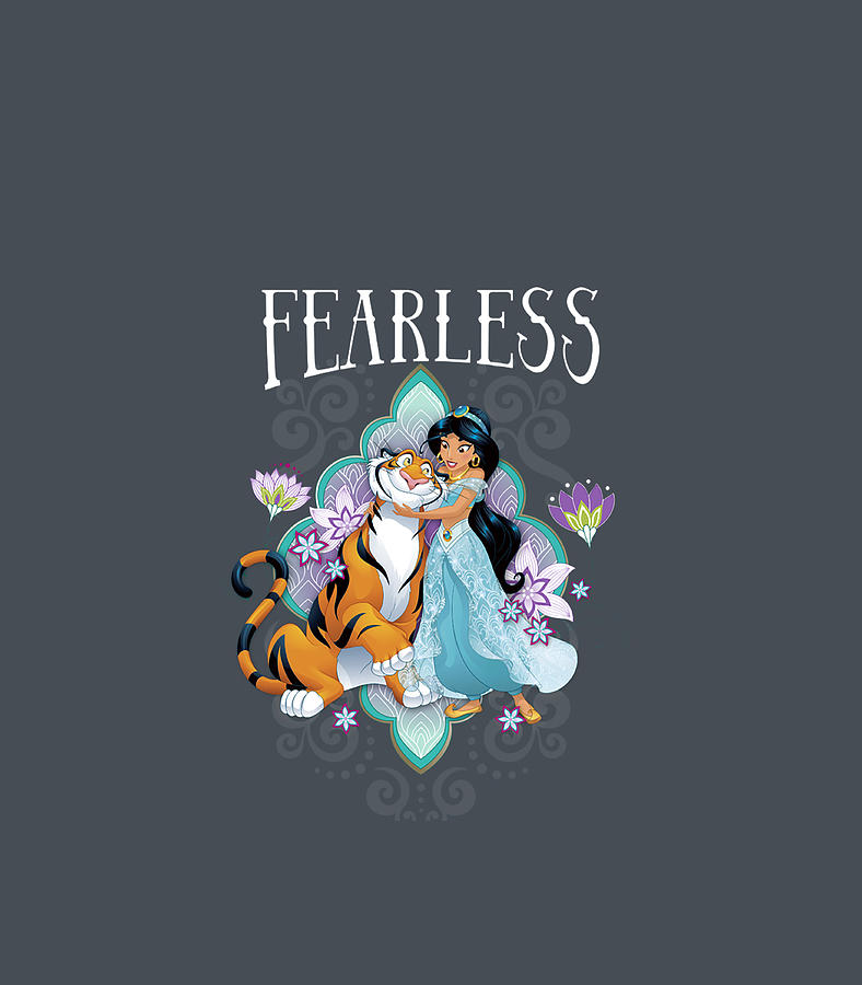 Disney Aladdin Jasmine And Rajah Fearless Mandala Digital Art by Haydnh ...