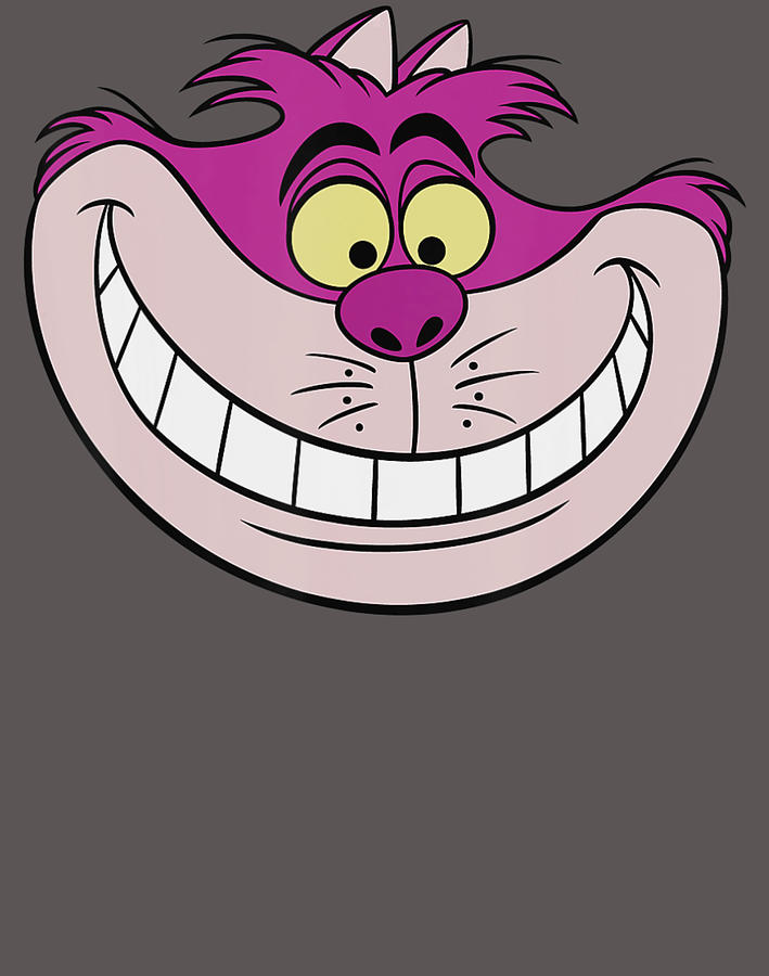 Disney Alice In Wonderland Cheshire Cat Grin Digital Art by Thuc Nhan ...