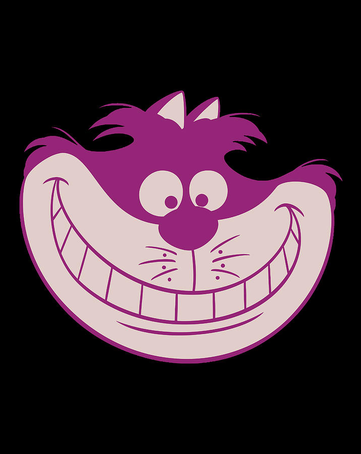 Disney Alice In Wonderland Cheshire Cat Grin Digital Art by Xuan Tien Luong