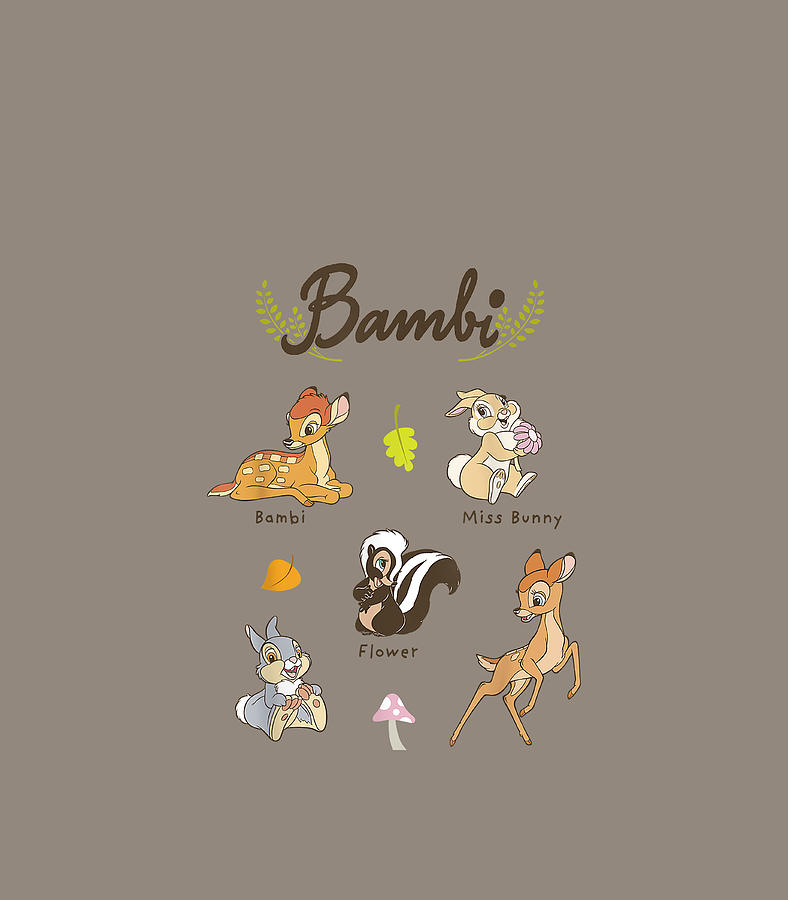 Disney Bambi Characters Digital Art by Joseu Marga | Pixels