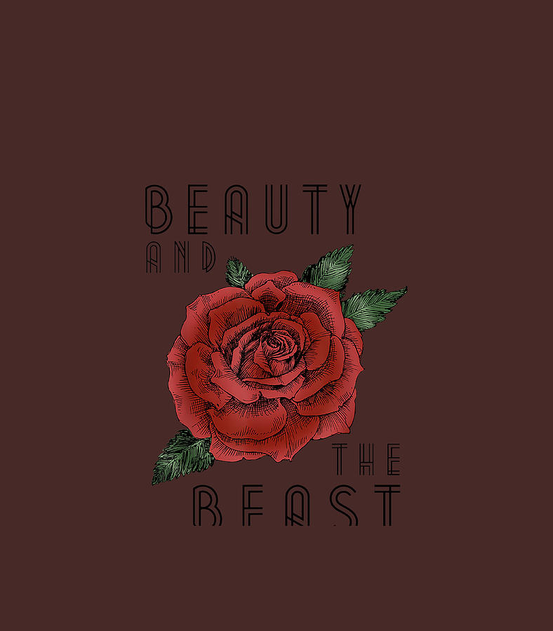 disney beauty and the beast rose art