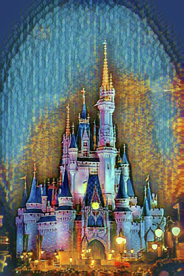 Disney Castle Digital Art By Thomas Ozga