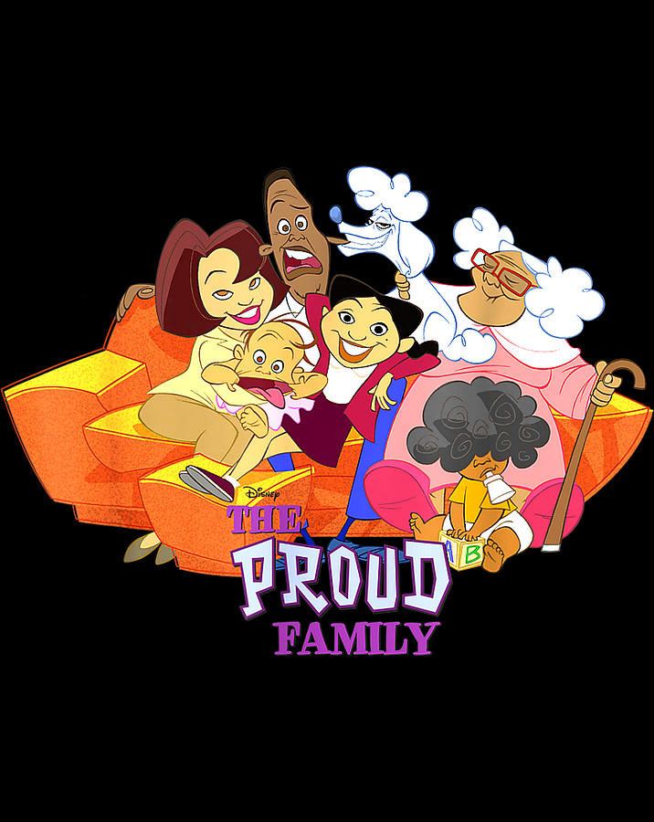 Disney Channel The Proud Family Characters T-Shirt Digital Art by Minh ...