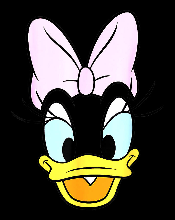 Disney Daisy Duck Big Face T-Shirt Digital Art by Minh Trong Phan