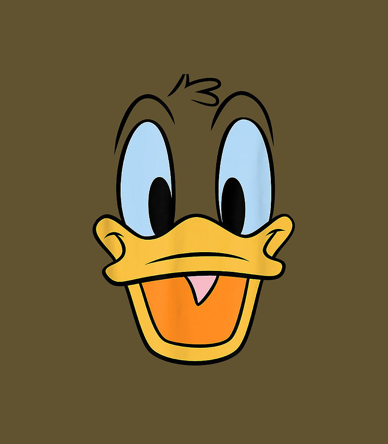Disney Donald Duck Big Face Digital Art by Aran Neiva - Pixels