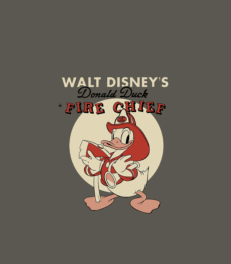 Disney Donald Duck Fire Chief Digital Art by Zeppee Olea - Pixels