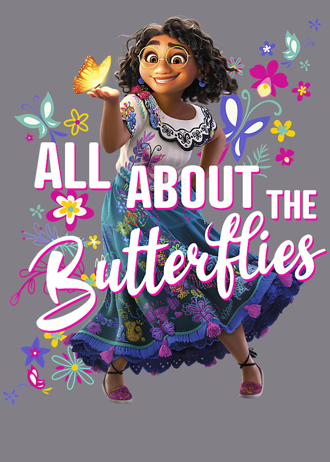 Disney Encanto All About The Butterflies Maribel Poster Digital Art by ...